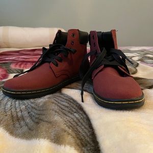 Dr. Martens burgundy boots